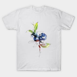 Watercolor berries T-Shirt